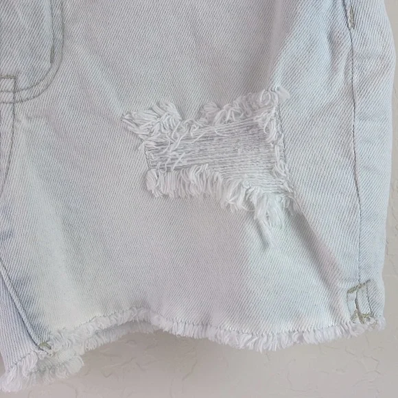 5 for $25 🌈 Art Class girls denim shoe size L light blue wash washed mid rise - Picture 4 of 5